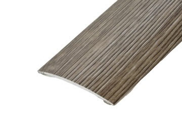 Profil progowy klejony aluminium 100 cm DĄB GLINA listwa dylatacyjna 6 cm