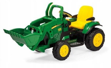 АККУМУЛЯТОРНЫЙ ТРАКТОР С ЭКСКАВАТОРОМ JOHN DEERE 12V ТРАКТОР ДЛЯ ДЕТЕЙ ЭКСКАВАТОР