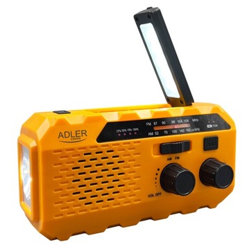 Radio akumulator na Korbkę solar Adler AD 1197
