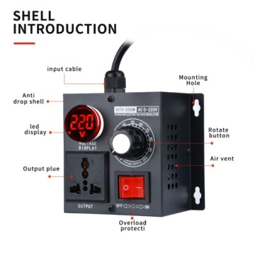 Электронный стабилизатор напряжения 5000W LED цифровой дисплей G5