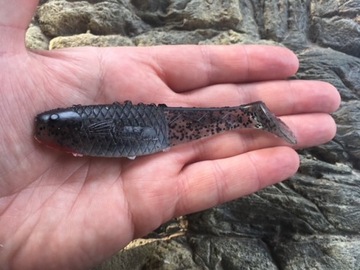 RIPPER DRAGON RENO KILLER 10см ПРОЗРАЧНЫЙ/ЧЕРНЫЙ