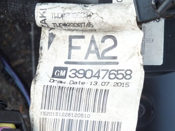 ASTRA V K 1.6 CDTI 16R SVAZEK INSTALACE MOTORU