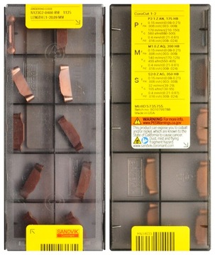 PŁYTKI N123G2-0400-RM 1125 SANDVIK