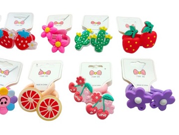 РЕЗИНКИ ДЛЯ ВОЛОС ДЛЯ ДЕТЕЙ И ДЕВОЧЕК РАЗНОЦВЕТНЫЙ НАБОР ИЗ 10 ПАР РЕЗИНОК ДЛЯ ВОЛОС