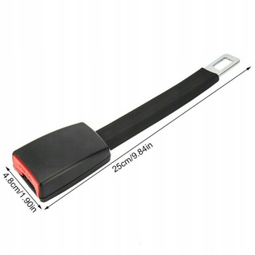 Удлинитель ремня безопасности Адаптер удлинителя ремня 25см 2 шт.