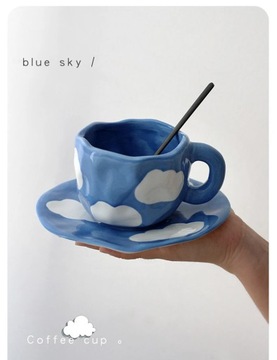 250 мл милые керамические кружки в корейском стиле Kawaii с цветочным узором ручной работы