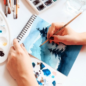 БЛОК ДЛЯ СКЕТЧБУКА НА СПИРАЛЕ А5 50 КАРТ 100г ОКСФОРД