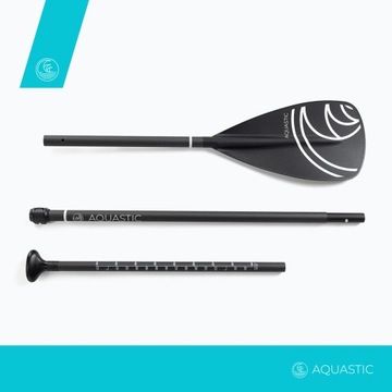 Доска AQUASTIC Touring Pro SUP 14 футов 0 дюймов, синяя, 426 см НАБОР весла с насосом