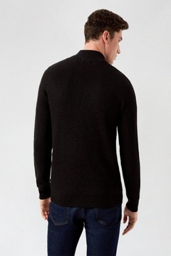 Burton czarny sweter zapinany na suwak S