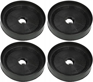 4x FILTR WĘGLOWY DO OKAPU KUCHENNEGO Akpo Wk-4 Wk-5 Wk-6 Wk-9 - 17 x 3,6 cm