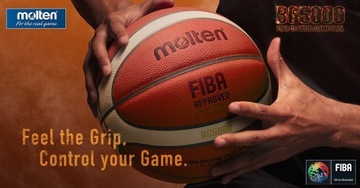 Баскетбольный мяч Molten B6G5000, кожа премиум-класса