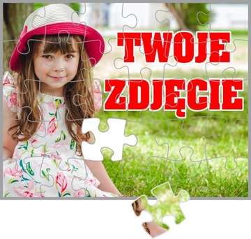 FOTO PUZZLE Z TWOIM WŁASNYM ZDJĘCIEM NADRUKIEM GRAFIKĄ FOTOPUZZLE PREZENT