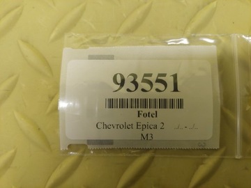 CHEVROLET EPICA II SEDAN KOMPLET SEDADLA PŘEDNÍ ZADNÍ