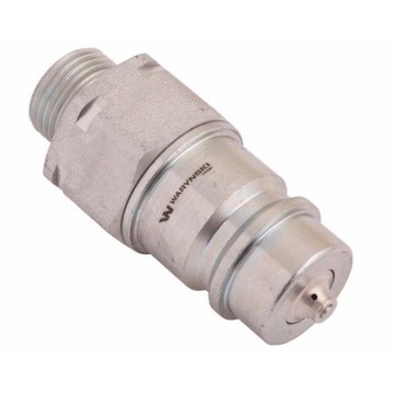 Szybkozłącze hydrauliczne wtyczka z eliminatorem ciśnienia M18x1.5 gwint ze