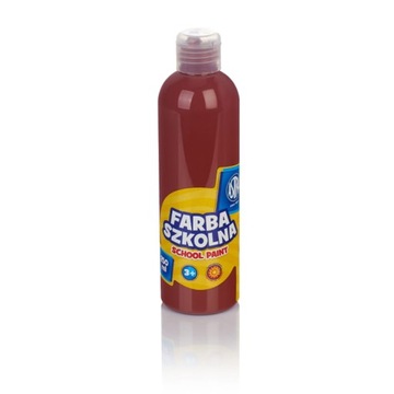 Farba szkolna Astra 250 ml - brązowa