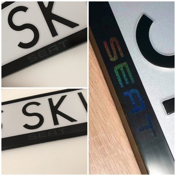 Рамка номерного знака сиденья / 2 шт.