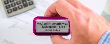 TRODAT 4912 ШТАМП ДЛЯ ДИЗАЙНА КОРПОРАТИВНОГО ЛИЧНОГО ОФИСА 6 СТРОК + ЛАСТИК