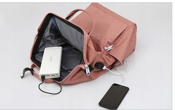 Himawari 9001 USB n-розовый женский школьный рюкзак