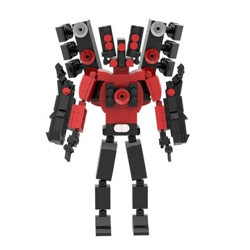 Klocki Skibidi Toilet Titan Speaker Man Figurka 22cm Prezent Urodzinowy