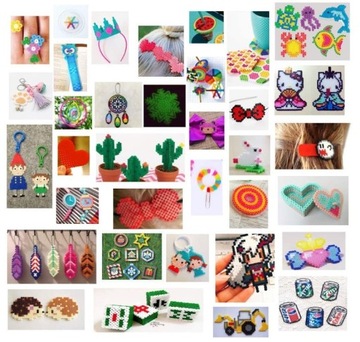 Набор бусин для глажки 5000 шт + шаблоны