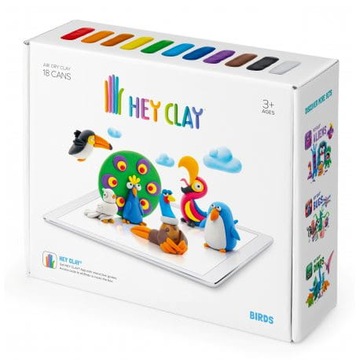 Hey Clay - Masa plastyczna Ptaki