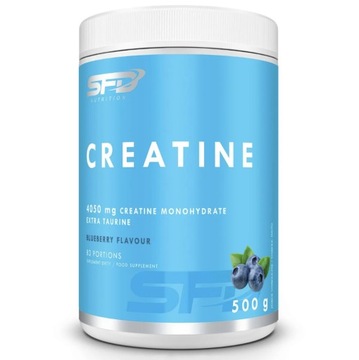 SFD CREATINE 500g KREATYNA MONOHYDRAT SIŁA MASA WYTRZYMAŁOŚĆ ENERGIA JAGODA