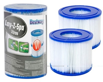 60311 2x ФИЛЬТР BESTWAY ДЛЯ НАСОСОВ СПА-ДЖАКУЗИ ТИП VI