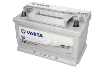 Akumulator Varta 74Ah 750A 12V Silver NAJNOWSZA DATA PRODUKCJI VARTA E38