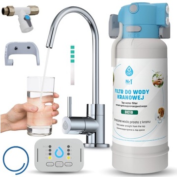 DAFI FILTR DO WODY PITNEJ COMFORT - Kran Chrom - 1 Wkład Filtrujący ZESTAW