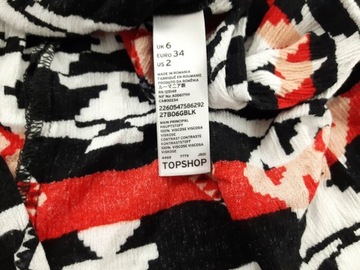 TOPSHOP cienka SPÓDNICA z rozcięciami _ 34 XS