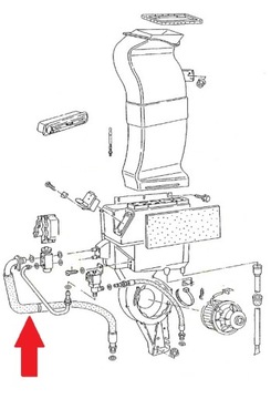 PŘÍVOD KLIMATIZACE DO VW T4 703820743H