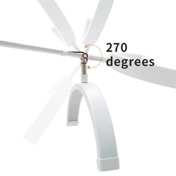 Andoer HD-M2X 20W półksiężycowa lampa podłogowa LED biała