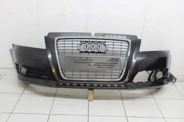 AUDI A3 8P LIFT 2008R- ZDERZAK PRZÓD PRZEDNI LZ7L - KOD LAKIERU