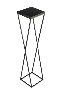 CZARNY KWIETNIK INDUSTRIALNY OGRÓD TARAS 70 cm