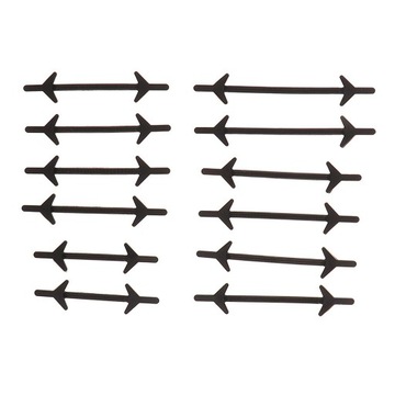 12x Unisex Elastyczne Silikonowe