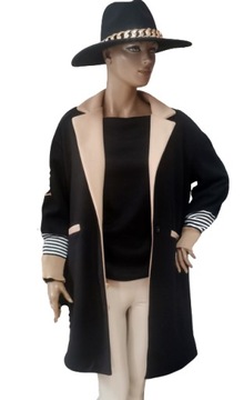 ПАЛЬТО MON AMOR В РЕБРУСКУ, ЧЕРНЫЙ УНИ