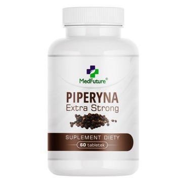 PIPERYNA STRONG Wyciąg z owocu czarnego pieprzu 60 tabletek ODCHUDZANIE