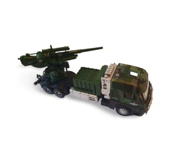 ВОЕННЫЙ ГРУЗОВИК С ПОГРУЗКОЙ 17СМ E1117 EMAJ
