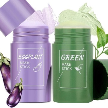 Maseczka do twarzy na wągry w sztyfcie ATACHE GREEN TEA MASK STICK maseczki