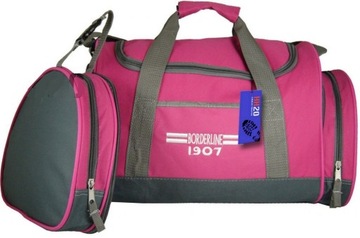 TORBA + KOSMETYCZKA Podróżna SIŁOWNIA FITNESS SB07