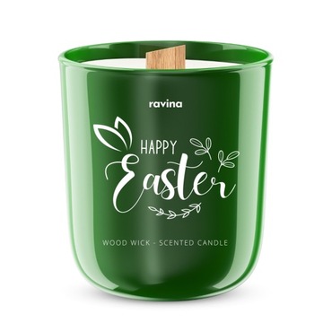 Świeca świąteczna WESOŁYCH ŚWIĄT WIELKANOC zapachowa świeczka HAPPY EASTER