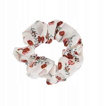 Gumka do włosów duża SCRUNCHIE Kolorowa Kwiatowa