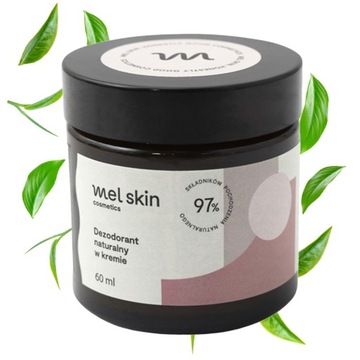 Dezodorant w KREMIE DŁUGOTRWAŁY męski damski DELIKATNY NATURALNY