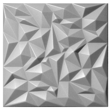 Kasetony Ścienne Panele 3D AMETYST jak Skała SZARY