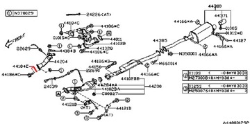 Прокладка нижнего выпускного коллектора Impreza GT/WRX/STI Forester S Turbo XT