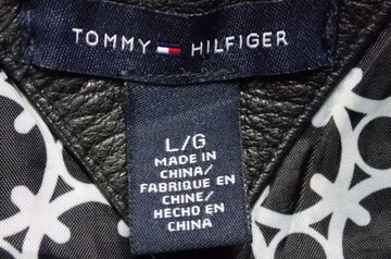 Tommy Hilfiger kurtka skórzana styl ramoneska M/L