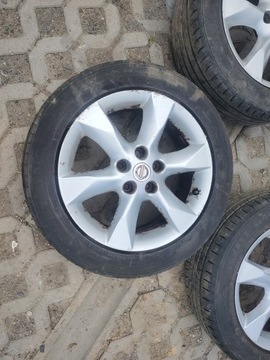 4× DISK HLINÍK NISSAN 7.0" X 17" 5X114.3