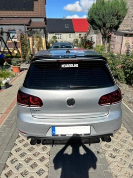 LOTKA SPOILER GOLF 6 GTI/R/GTD OETTINGER CZARNY POŁYSK