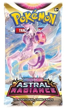 Karty Pokemon Astral Radaince Kolekcjonerskie Z Pikachu Saszetka 10 Sztuk
