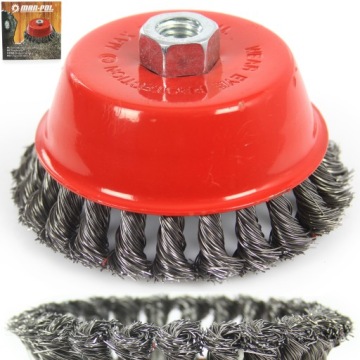 ПРОВОЛОЧНАЯ ПЕРЕДНЯЯ ЩЕТКА С РЕЗЬБОЙ М14 5